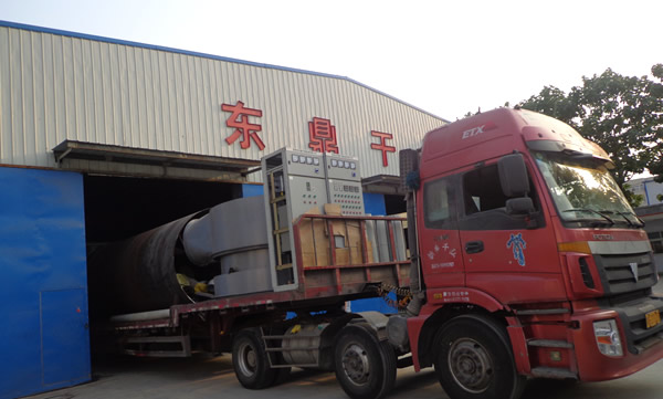 20萬噸煤泥烘干機現場發(fā)貨