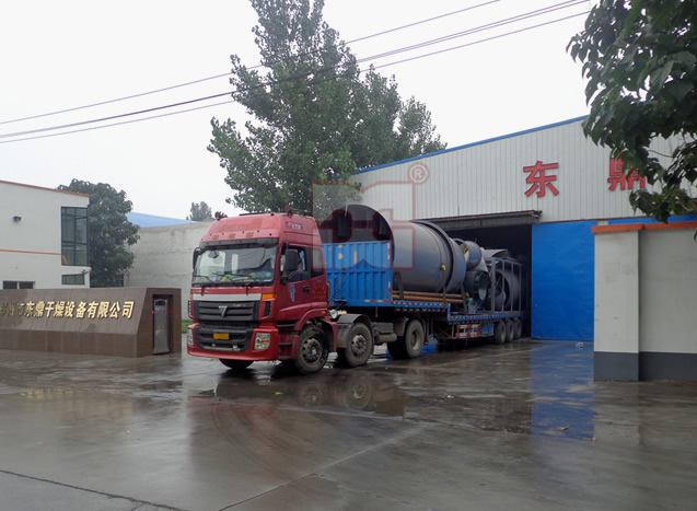 東鼎煤泥烘干機發貨