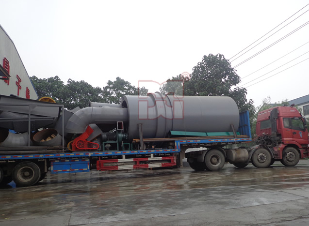 新型煤泥烘干機發貨