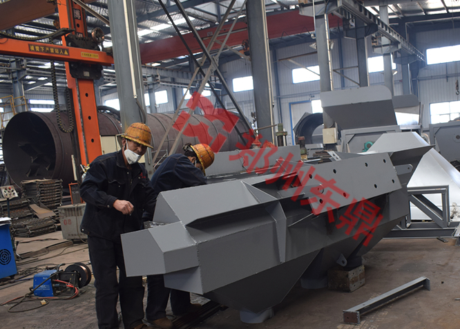 煤泥烘干機制造現場