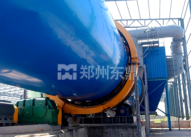 內蒙古煤泥烘干機現場