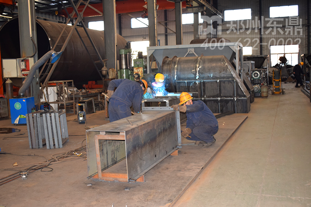 防粘結煤泥烘干機改造