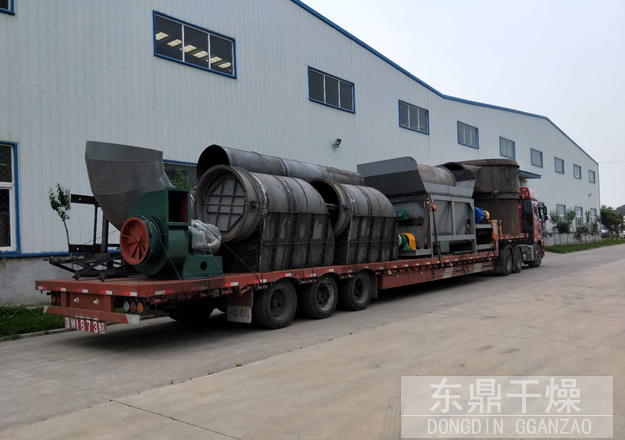 煤泥烘干機現場